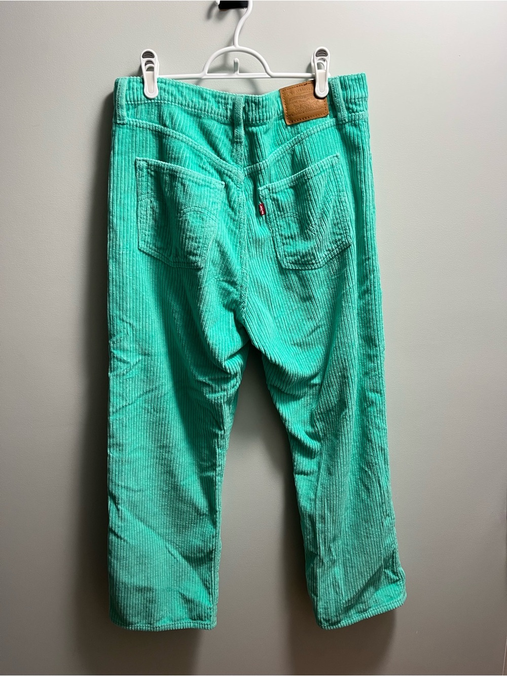 Levi's Women's Teal Corduroy Relaxed Pants